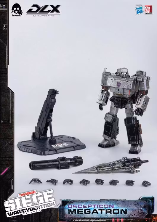 Transformers: War for Cybertron Trilogy DLX Scale Collectible Series Decepticon Megatron Action Figure