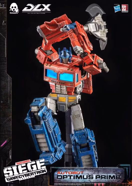 Transformers: War for Cybertron Trilogy DLX Scale Collectible Series Autobot Optimus Prime Action Figure
