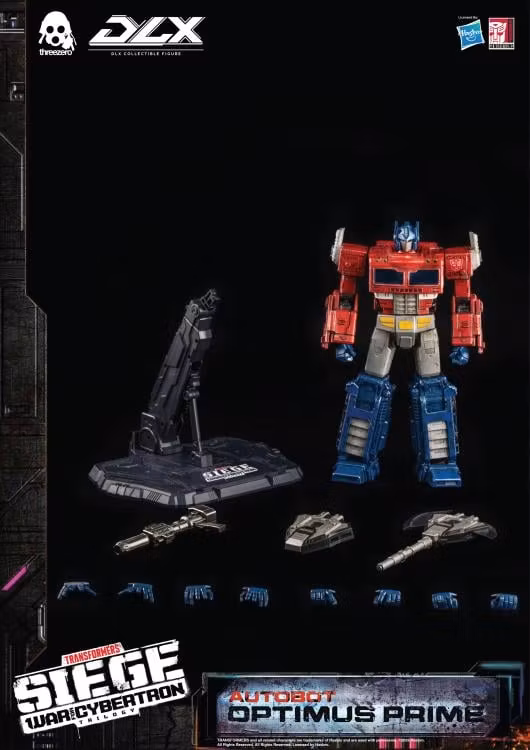 Transformers: War for Cybertron Trilogy DLX Scale Collectible Series Autobot Optimus Prime Action Figure
