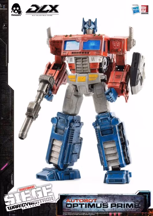 Transformers: War for Cybertron Trilogy DLX Scale Collectible Series Autobot Optimus Prime Action Figure