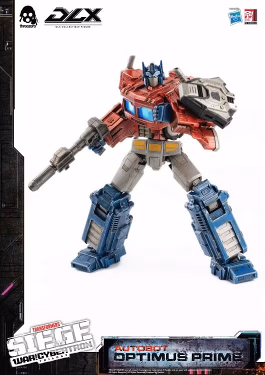 Transformers: War for Cybertron Trilogy DLX Scale Collectible Series Autobot Optimus Prime Action Figure