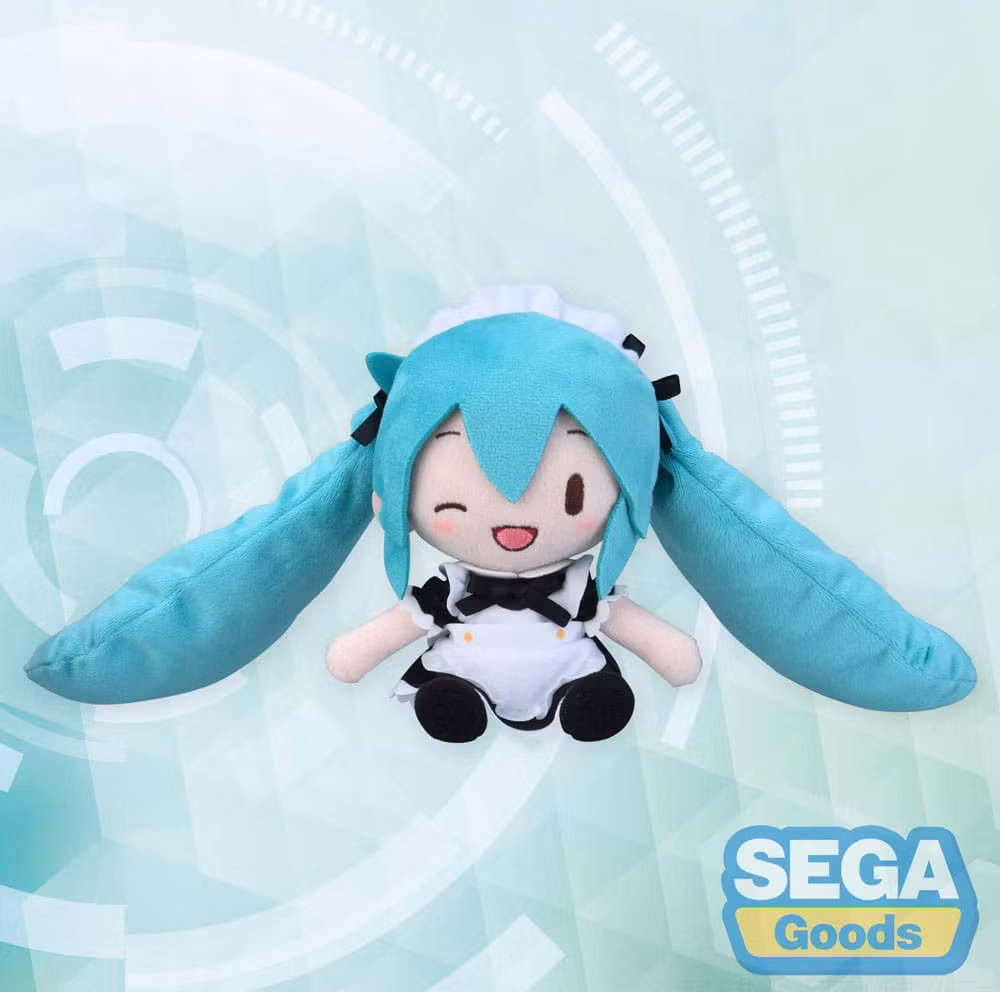 Vocaloid Project Diva Arcade Fuwa Petit Mini Plush Figure Miku Maid Ver. (EX)