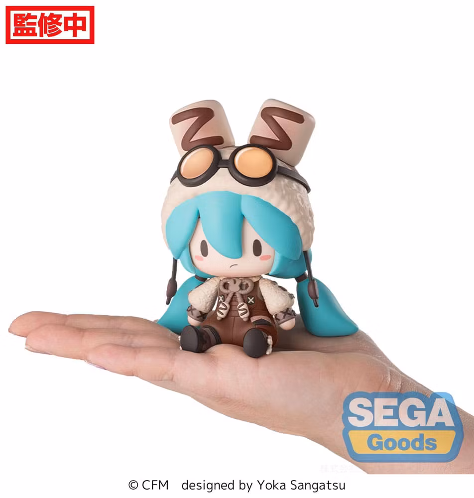 Vocaloid Fuwa Petit Chibi Figure Hatsune Miku (Marshmallow Hot Cocoa)