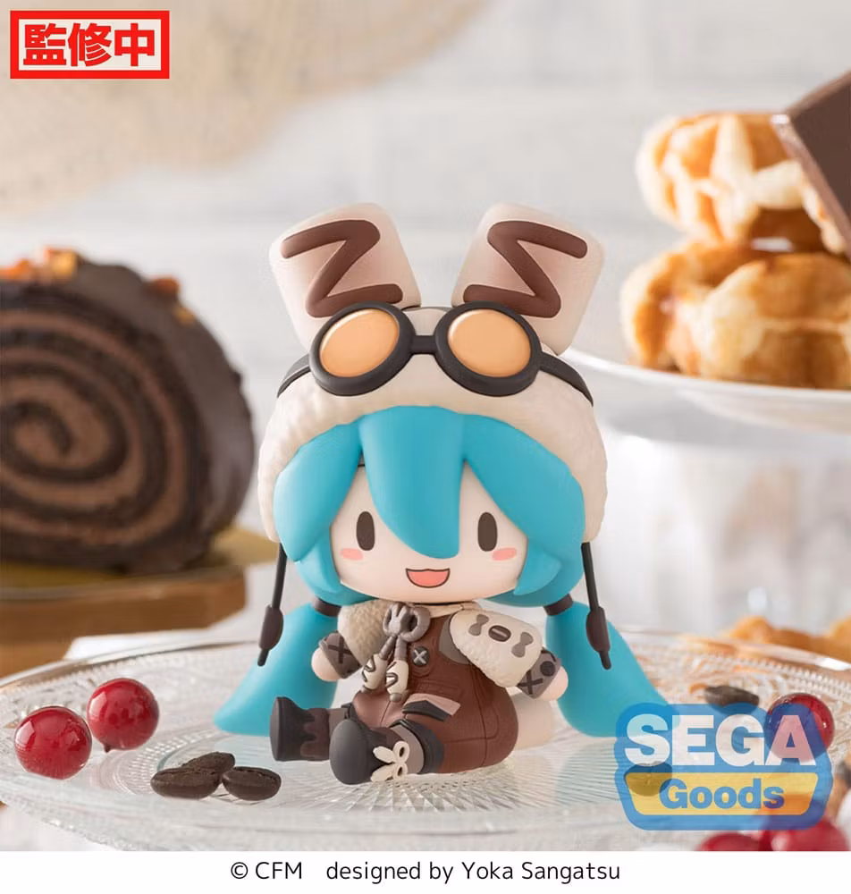 Vocaloid Fuwa Petit Chibi Figure Hatsune Miku (Marshmallow Hot Cocoa)