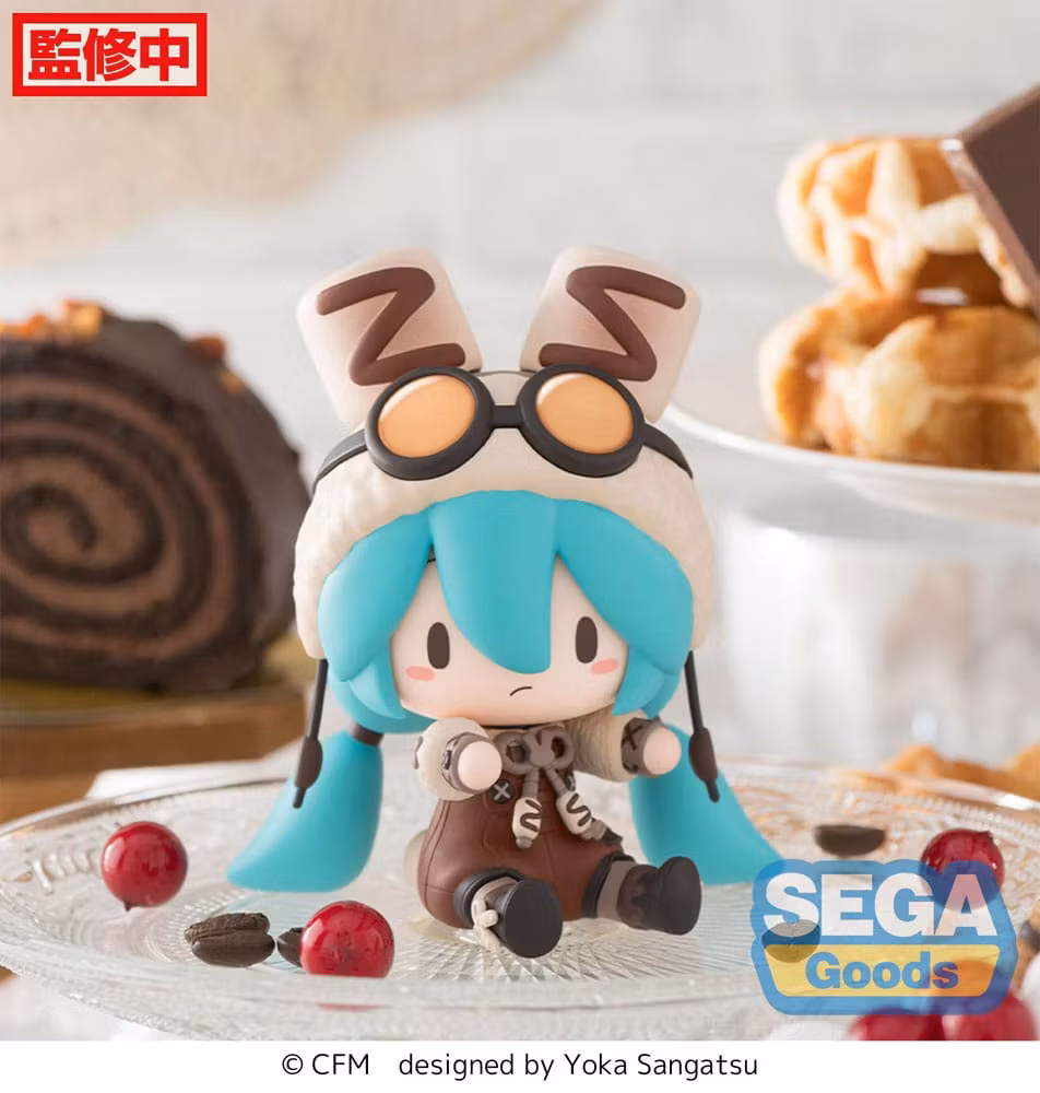 Vocaloid Fuwa Petit Chibi Figure Hatsune Miku (Marshmallow Hot Cocoa)