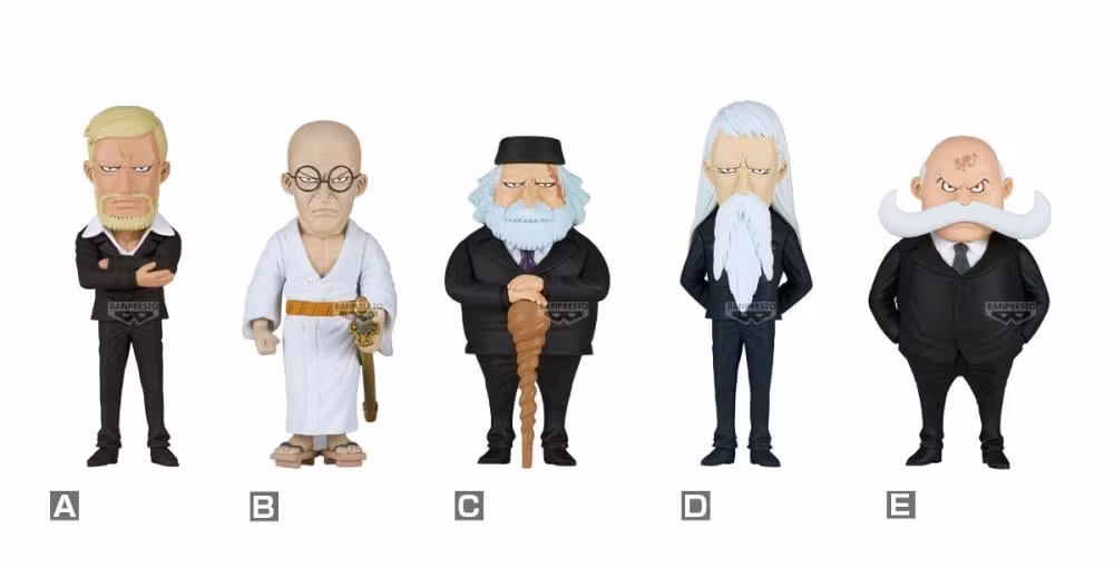 One Piece World Collectable Figure Five Elders Set of 5 Figures