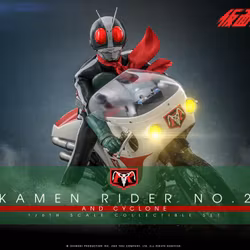 Kamen Rider TMS149 Kamen Rider No.2 & Cyclone 1/6th Scale Collectible Figure Set