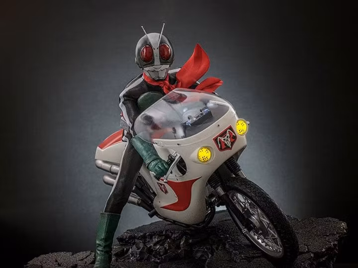 Kamen Rider TMS149 Kamen Rider No.2 & Cyclone 1/6th Scale Collectible Figure Set