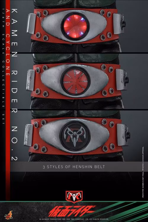 Kamen Rider TMS149 Kamen Rider No.2 & Cyclone 1/6th Scale Collectible Figure Set