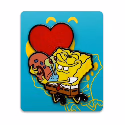 SpongeBob SquarePants Bobble Pin Badge Spongebob Heart