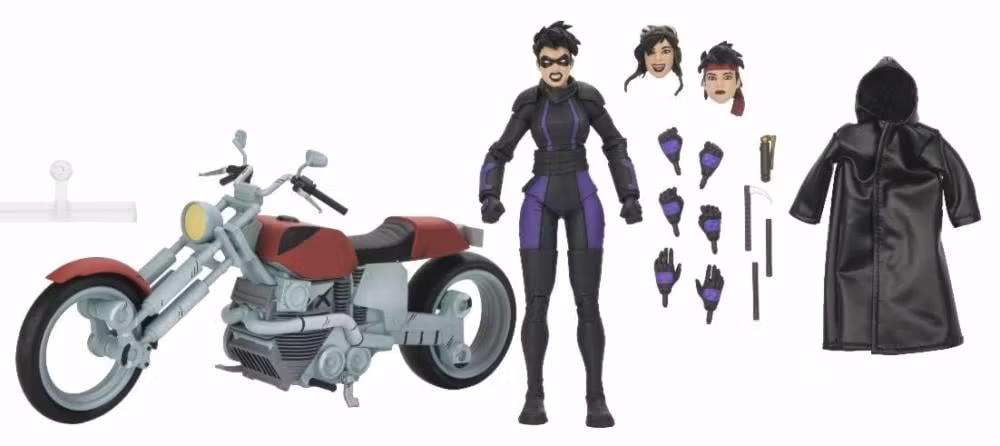 Teenage Mutant Ninja Turtles: The Last Ronin Casey Marie Action Figure with Motorcycle