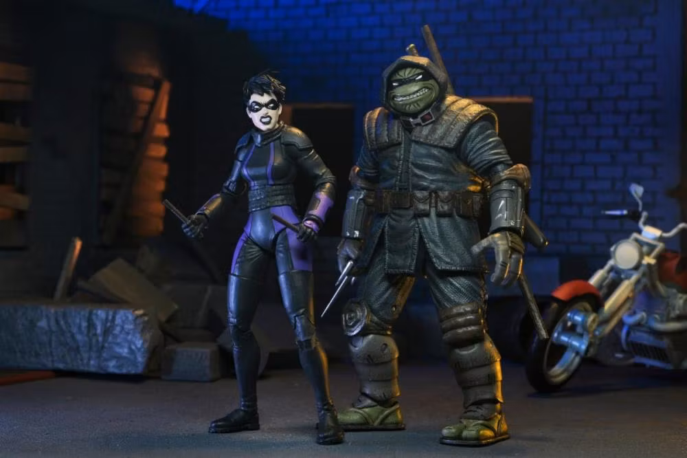 Teenage Mutant Ninja Turtles: The Last Ronin Casey Marie Action Figure with Motorcycle