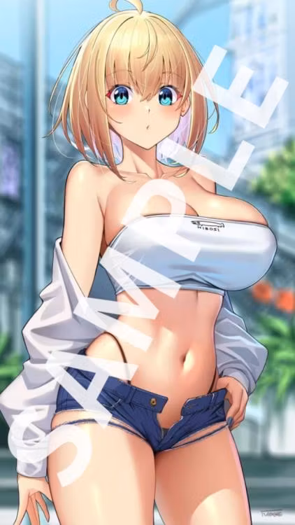 Nadare Takamine Illustration Sophia F. Shirring (Tube Top Ver.) 1/6 Scale Figure (with Bonus)