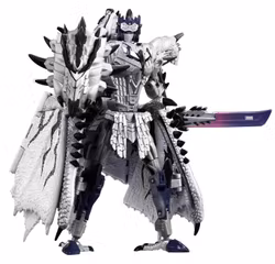 Transformers x Monster Hunter Synergenex Series Silver Rathalos Prime Action Figure