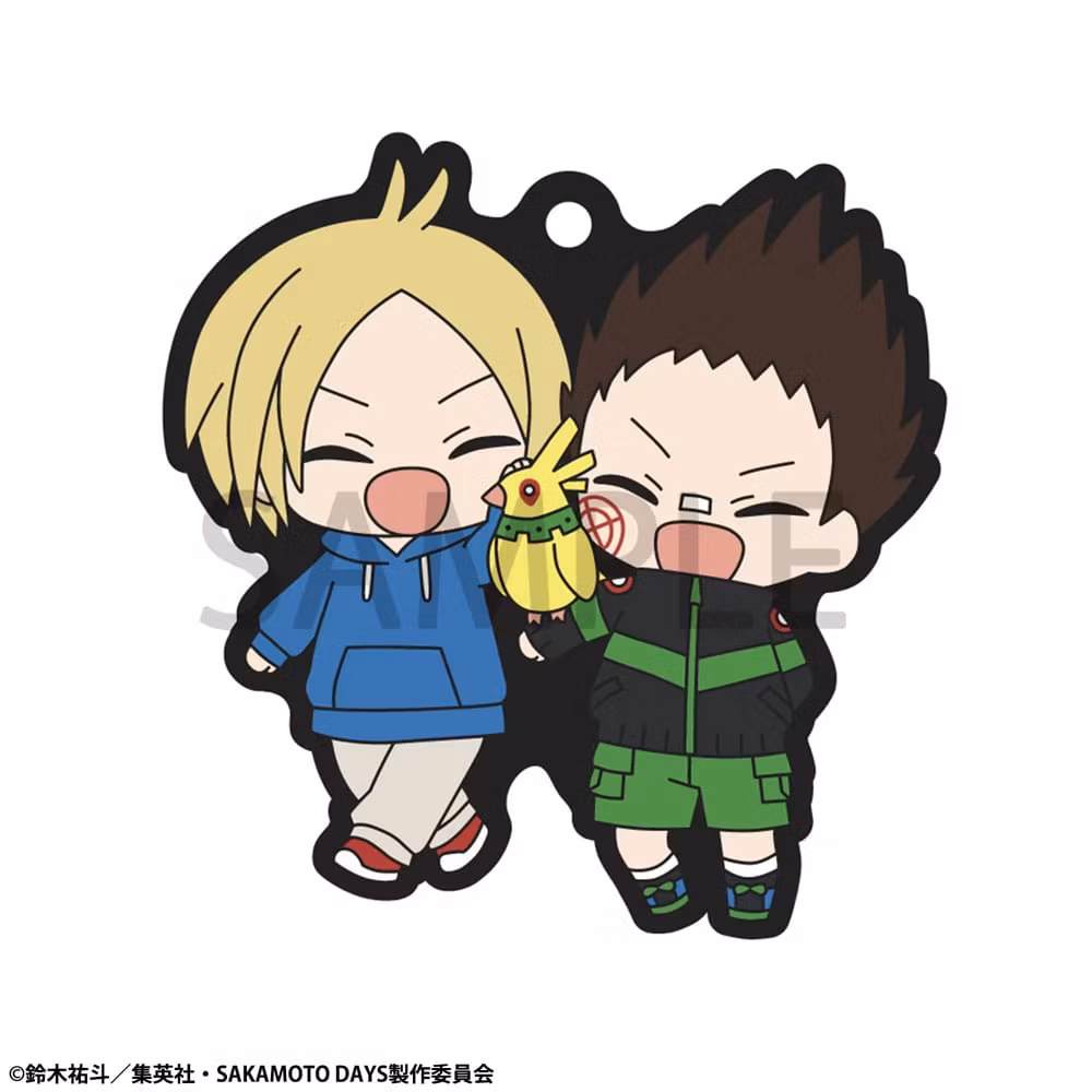 Sakamoto Days Rubber Mascot Buddycolle Rubber Charms Set