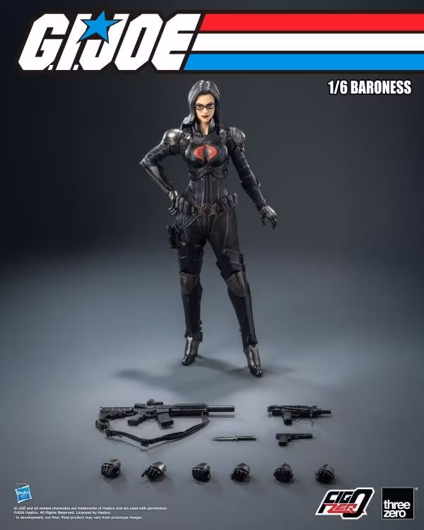 G.I. Joe FigZero Baroness 1/6 Scale Action Figure