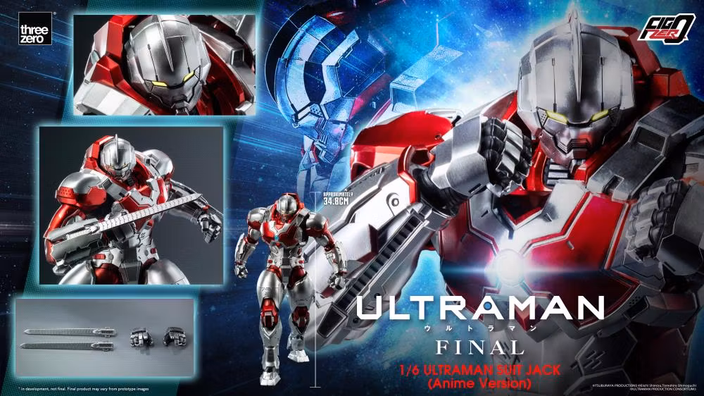 Ultraman Final Season FigZero Ultraman Suit Jack (Anime Ver.) 1/6 Scale Action Figure
