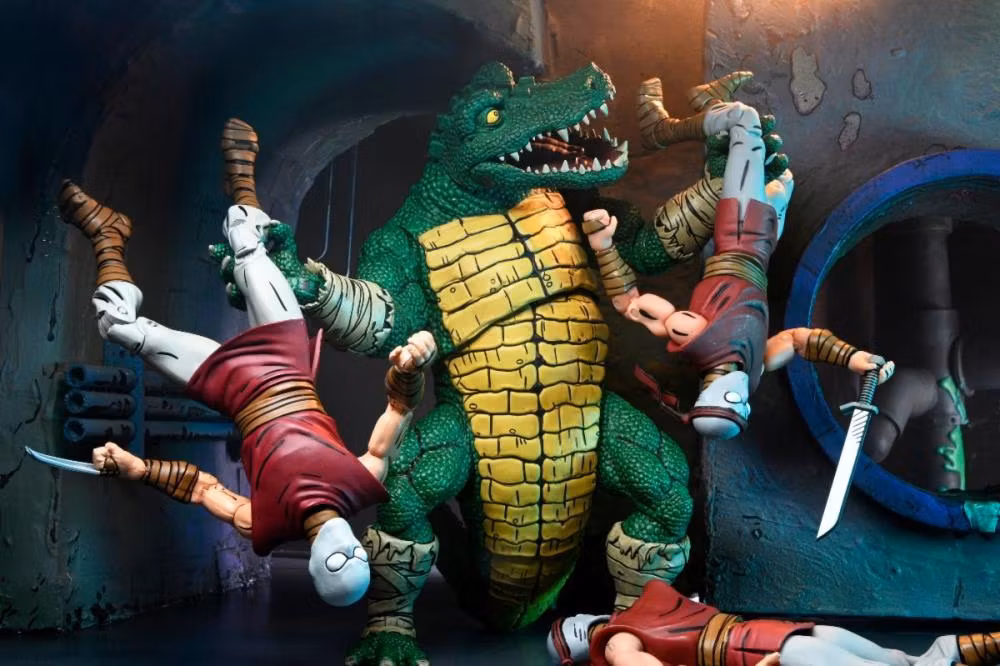 Teenage Mutant Ninja Turtles Leatherhead (Mirage Comics) Deluxe Action Figure