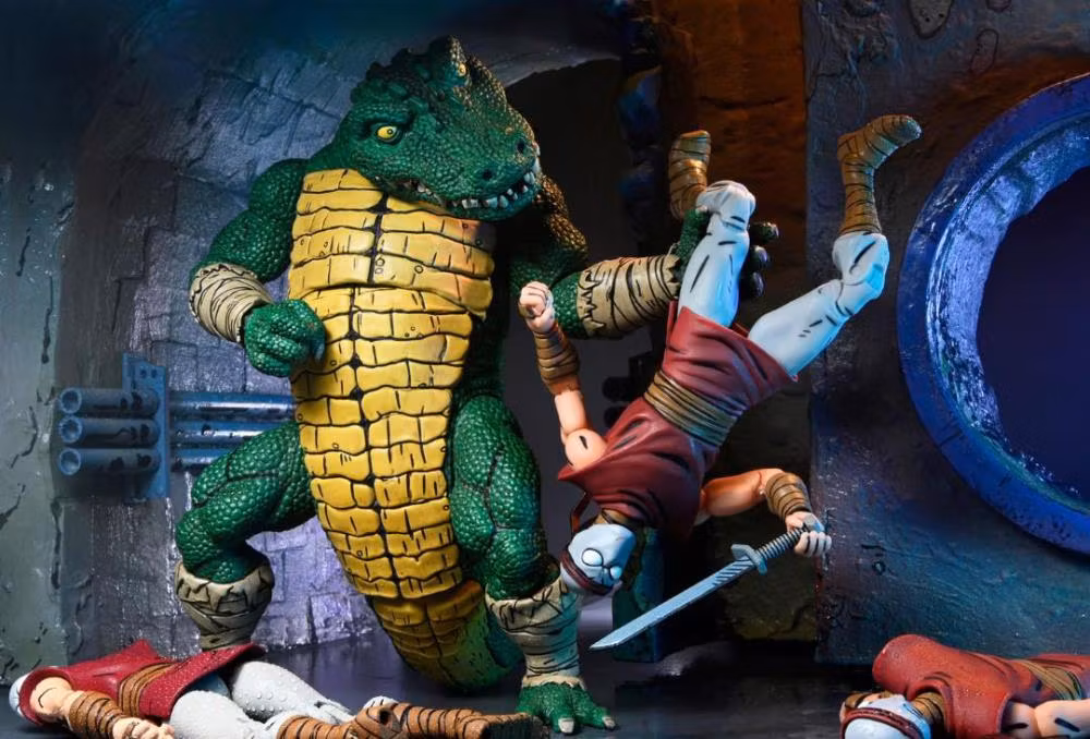 Teenage Mutant Ninja Turtles Leatherhead (Mirage Comics) Deluxe Action Figure