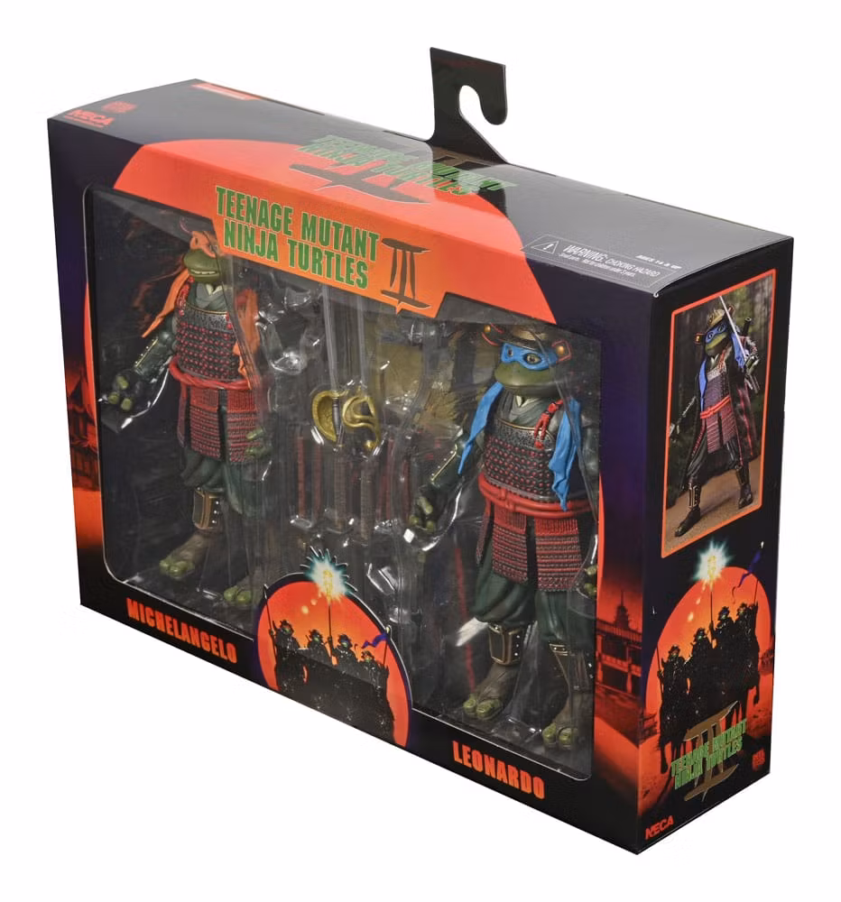 Teenage Mutant Ninja Turtles III Leonardo & Michelangelo 2-Pack