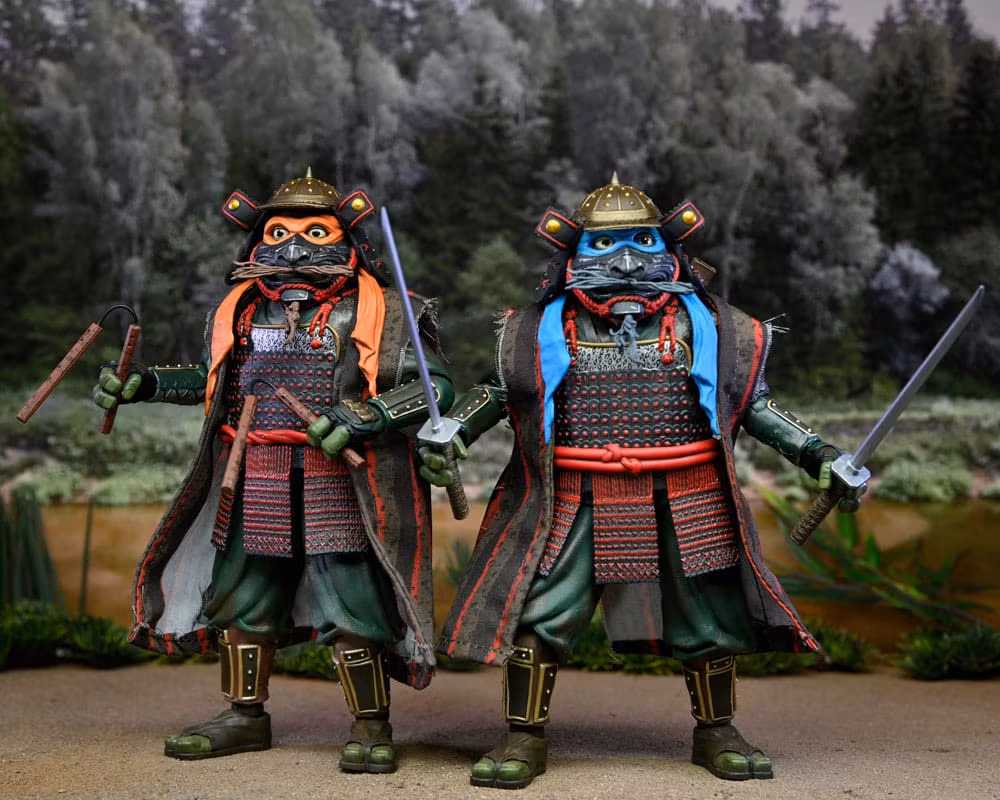 Teenage Mutant Ninja Turtles III Leonardo & Michelangelo 2-Pack