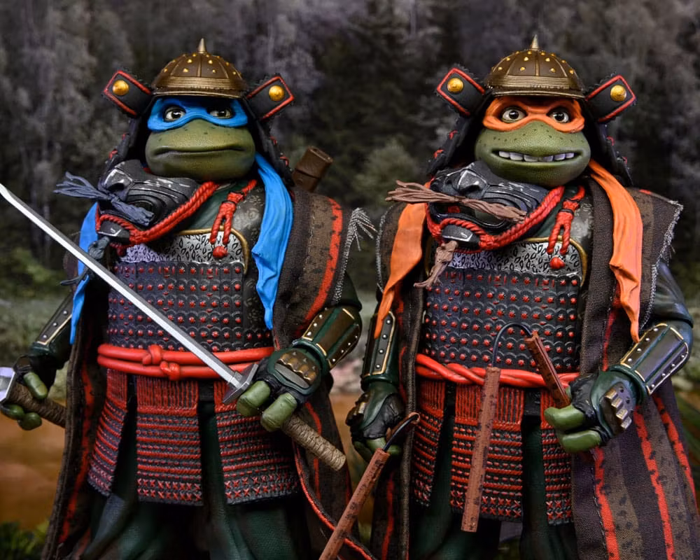 Teenage Mutant Ninja Turtles III Leonardo & Michelangelo 2-Pack