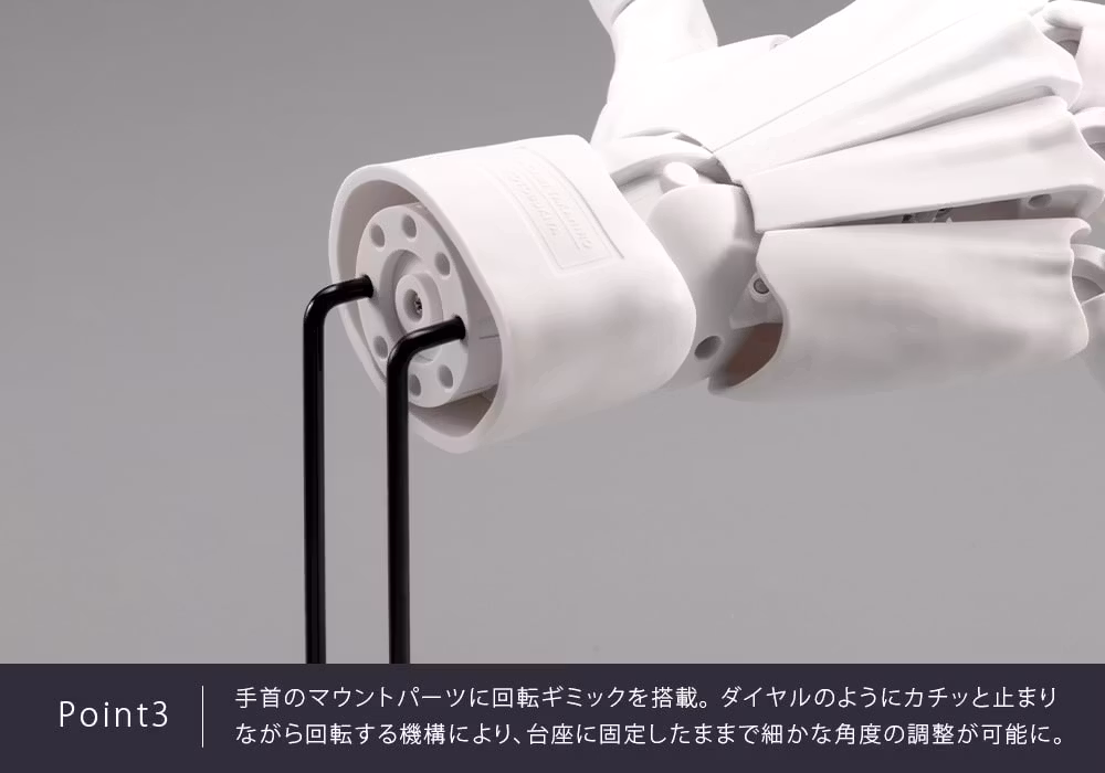 Takahiro Kagami Artist Support Item Hand Model (Men's Right Hand Gray Ver.)