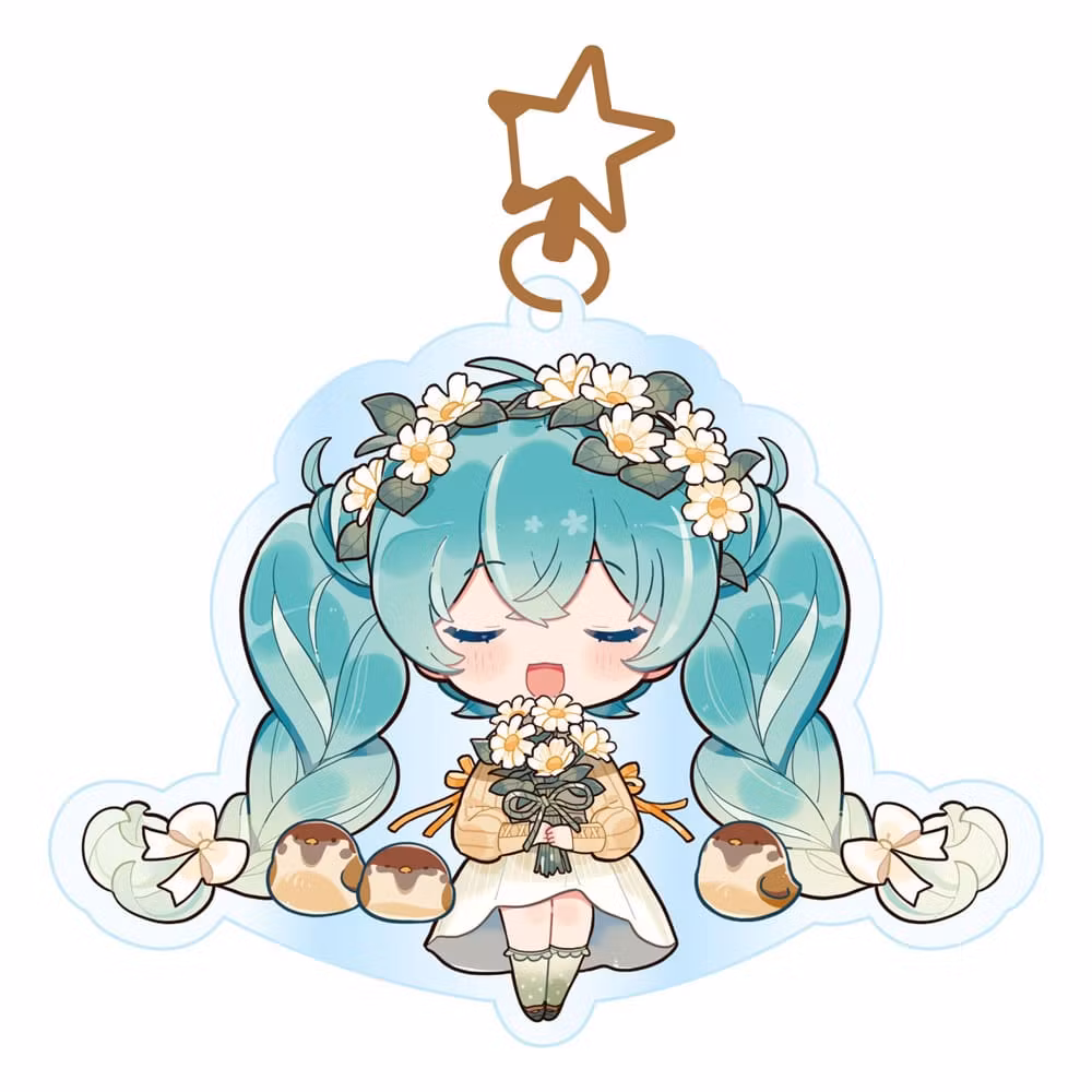 Vocaloid Acrylic Keychain Hatsune Miku (Kawaii Autumn Time)