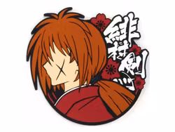 Rurouni Kenshin Ichibansho Rubber Coaster (A)