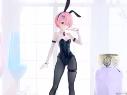 Re:Zero BiCute Bunnies Ram (Bicolor Ver.) Figure