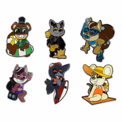 Five Nights at Freddy's Enamel Pins Set Popgoes Beach