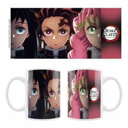 Demon Slayer: Kimetsu no Yaiba Ceramic Mug Tanjiro, Mitsuri, Muichiro 320ml