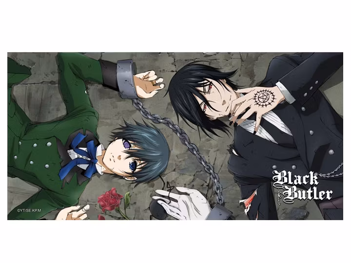 Black Butler XXL Mousepad Ciel x Sebastian 80 x 30 cm