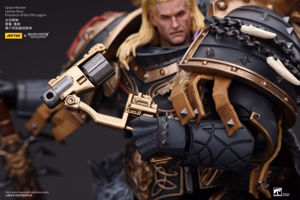 Warhammer: The Horus Heresy Space Wolves Leman Russ, Primarch of the VIth Legion 1/18 Scale Action Figure