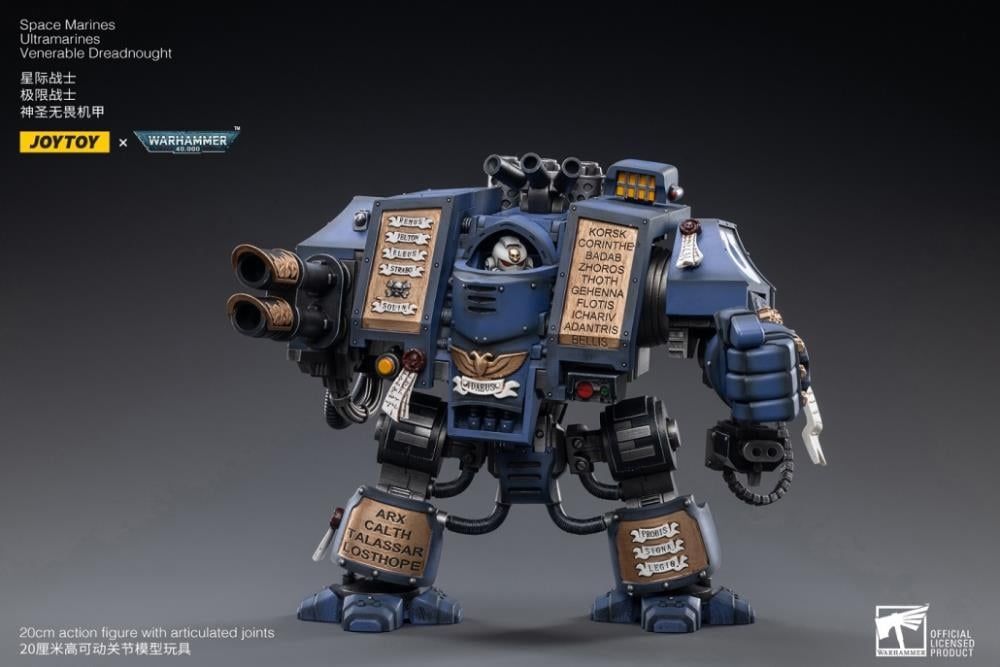 Warhammer 40K Ultramarines Venerable Dreadnought 1/18 Scale Figure