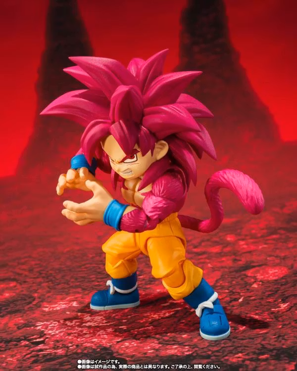 Dragon Ball Daima S.H.Figuarts Super Saiyan 4 Goku (Mini) Exclusive Action Figure