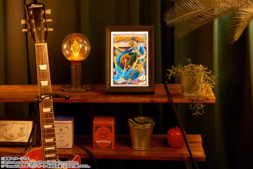 Dragon Ball Tamashii Art Goku and Dragon 3D Wall Art