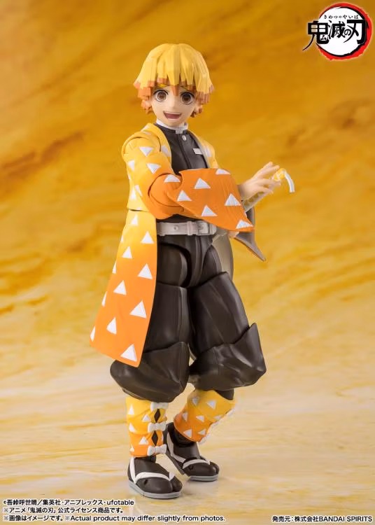 Demon Slayer: Kimetsu no Yaiba S.H.Figuarts Zenitsu Agatsuma Action Figure