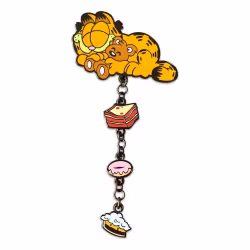 Garfield Dangling Pin Badge Garfield