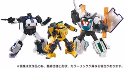 Transformers Dramatic Capture Series Cybertron Chase Three-Pack of Figures