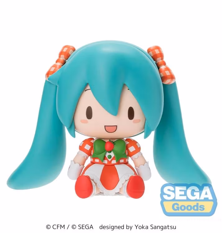 Vocaloid Fuwa Petit Hatsune Miku Lovely Strawberry Chibi Figure
