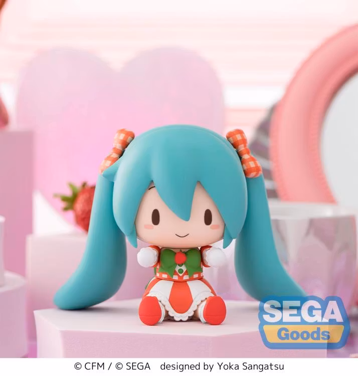 Vocaloid Fuwa Petit Hatsune Miku Lovely Strawberry Chibi Figure