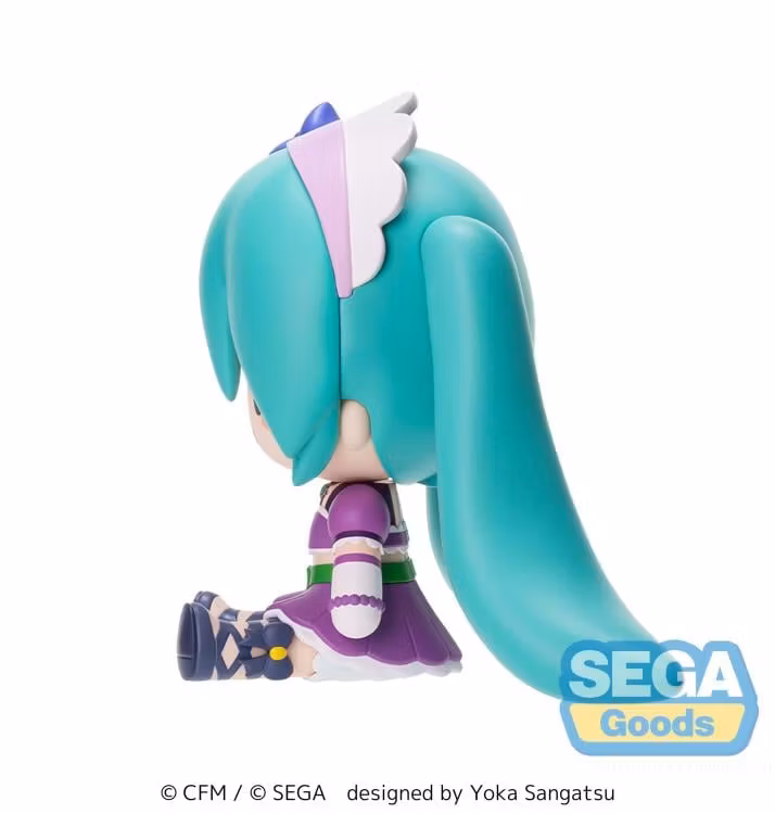 Vocaloid Fuwa Petit Hatsune Miku Sparkly Purple Chibi Figure