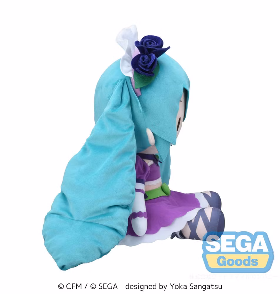 Vocaloid Fuwa Petit Hatsune Miku Sparkly Purple Plush