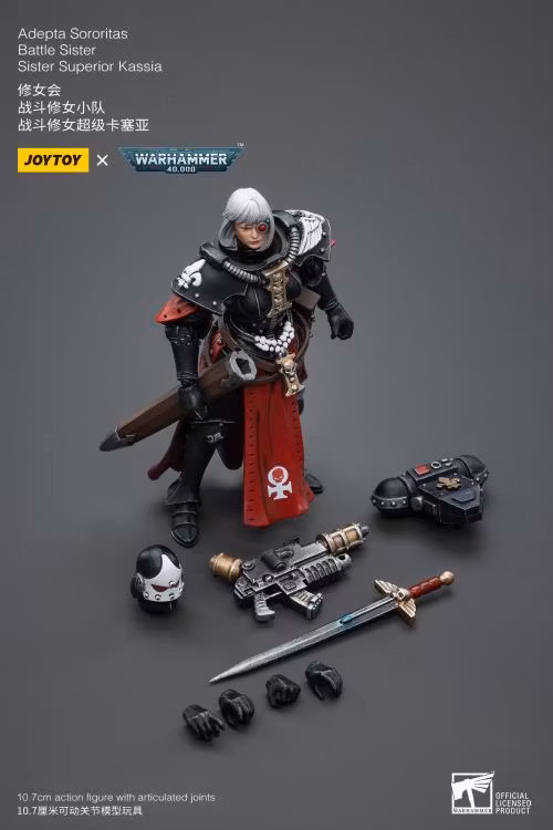 Warhammer 40k Adepta Sororitas Battle Sister Superior Kassia 1/18 Scale Action Figure