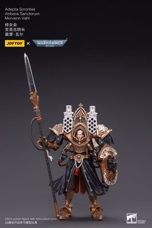 Warhammer 40K Adepta Sororitas Abbess Sanctorum Morvenn Vahl 1/18 Scale Action Figure