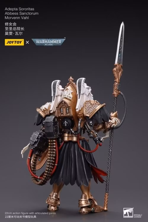 Warhammer 40K Adepta Sororitas Abbess Sanctorum Morvenn Vahl 1/18 Scale Action Figure