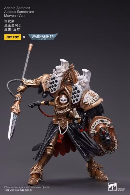 Warhammer 40K Adepta Sororitas Abbess Sanctorum Morvenn Vahl 1/18 Scale Action Figure
