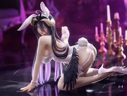 Overlord Desktop Cute Albedo (Bunny Ver.) Figure (Renewal Edition)