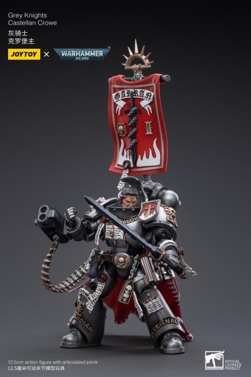 Warhammer 40K Grey Knights Castellan Crowe 1/18 Scale Action Figure